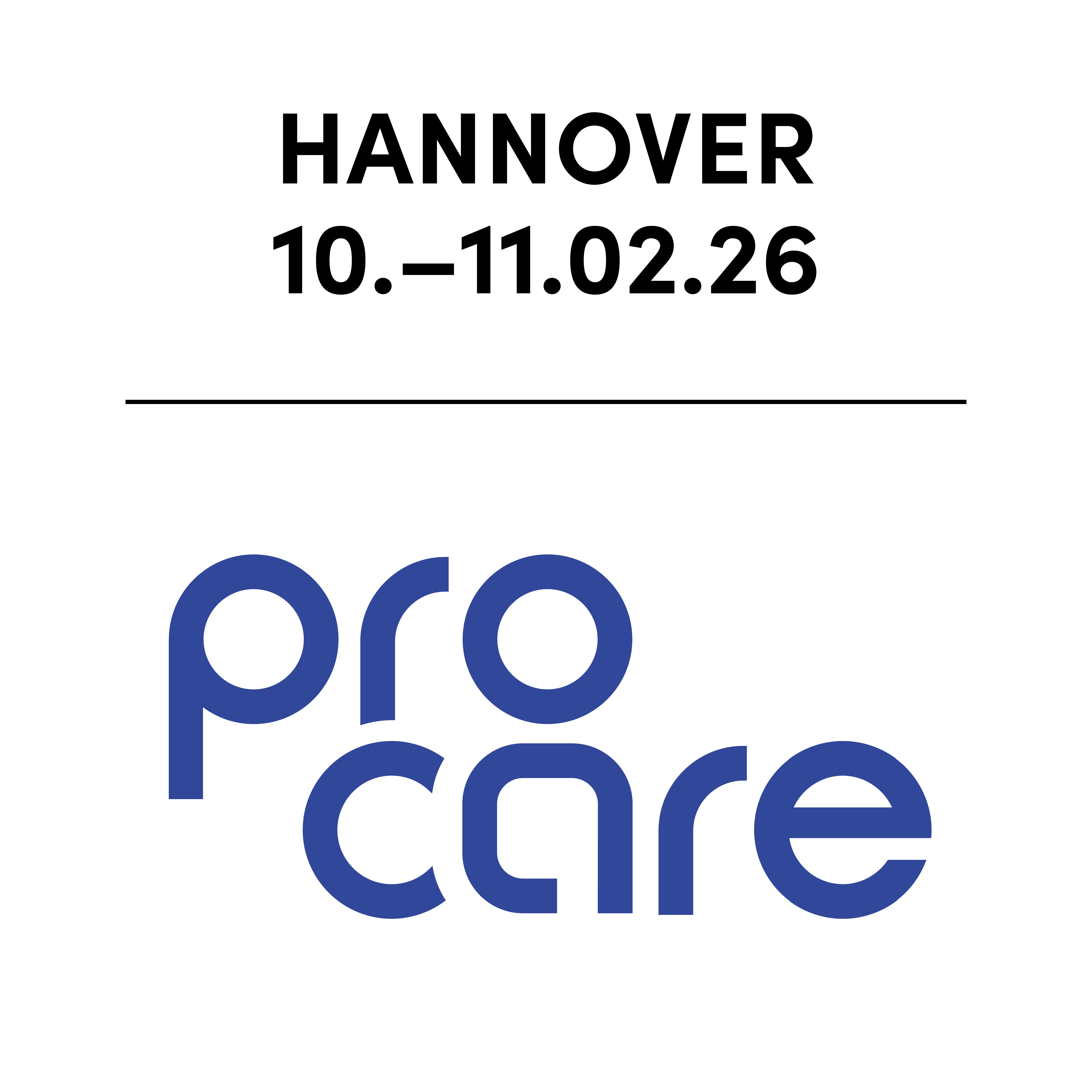 Logo der ProCare Messe Hannover