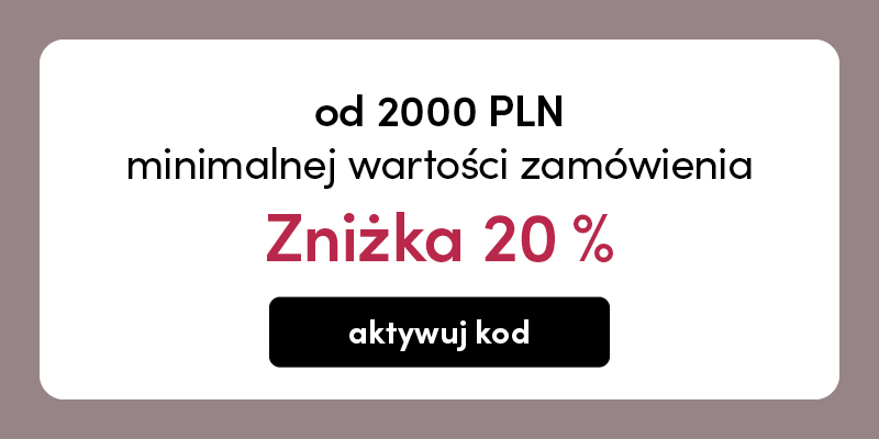 20 % przy kwocie 2000 PLN