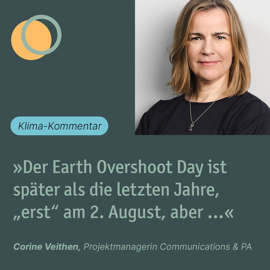 Klimakommentar Earth Overshoot Day 2023