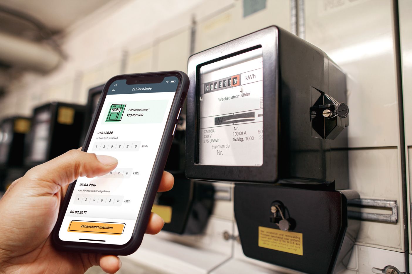 Stromzähler plus App