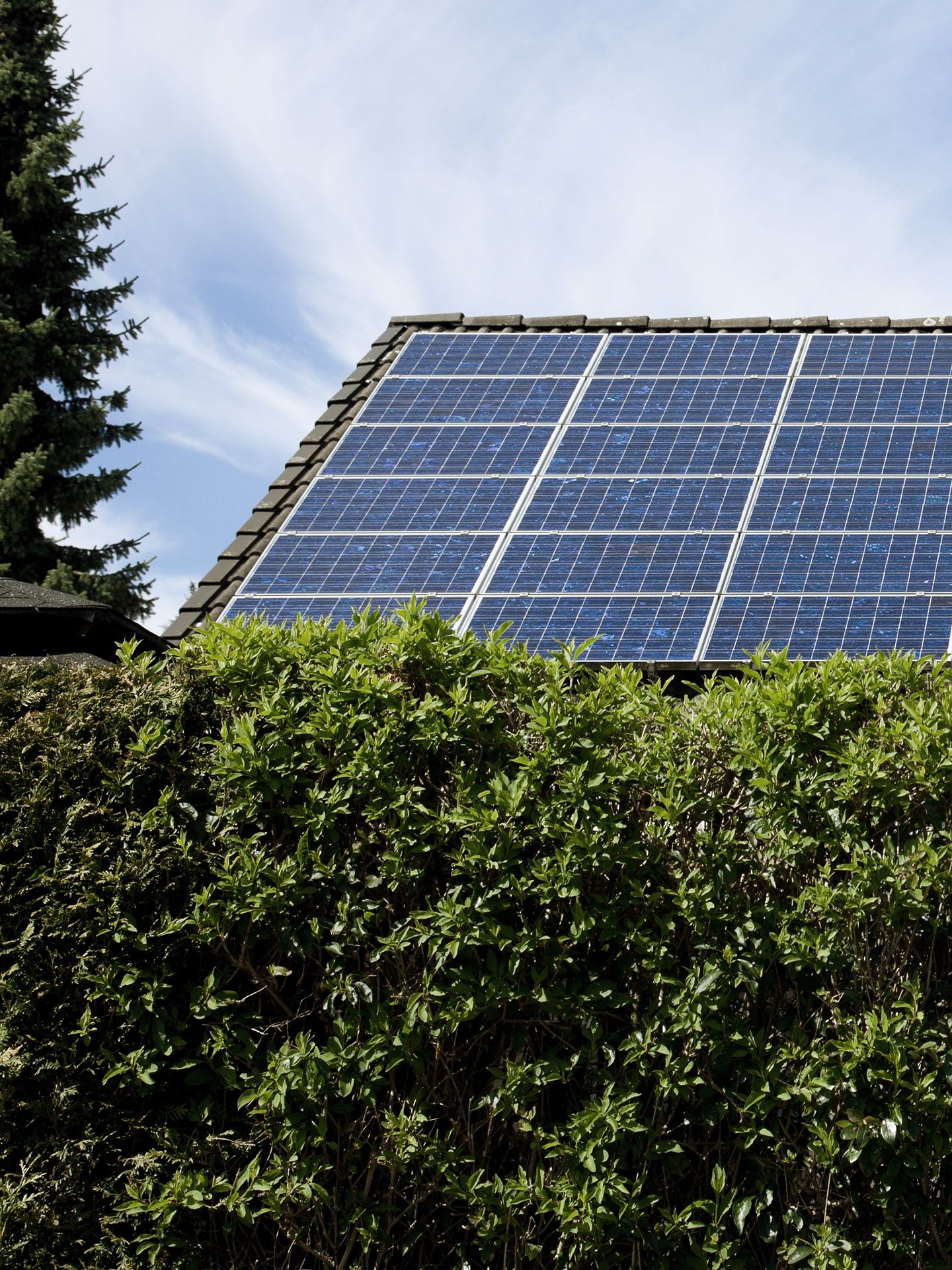 Solaranlage auf dem Dach