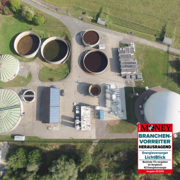 Biogasanlage von oben