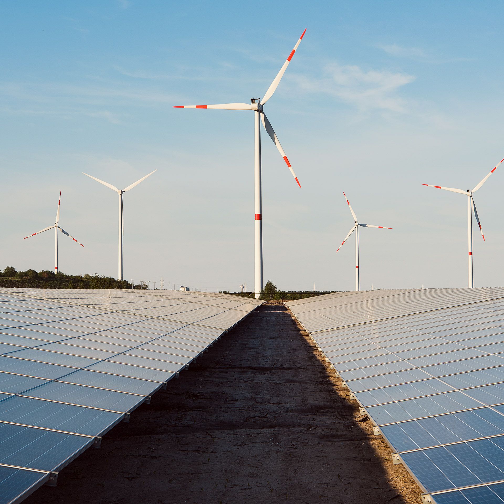 Wind- und Solarpark