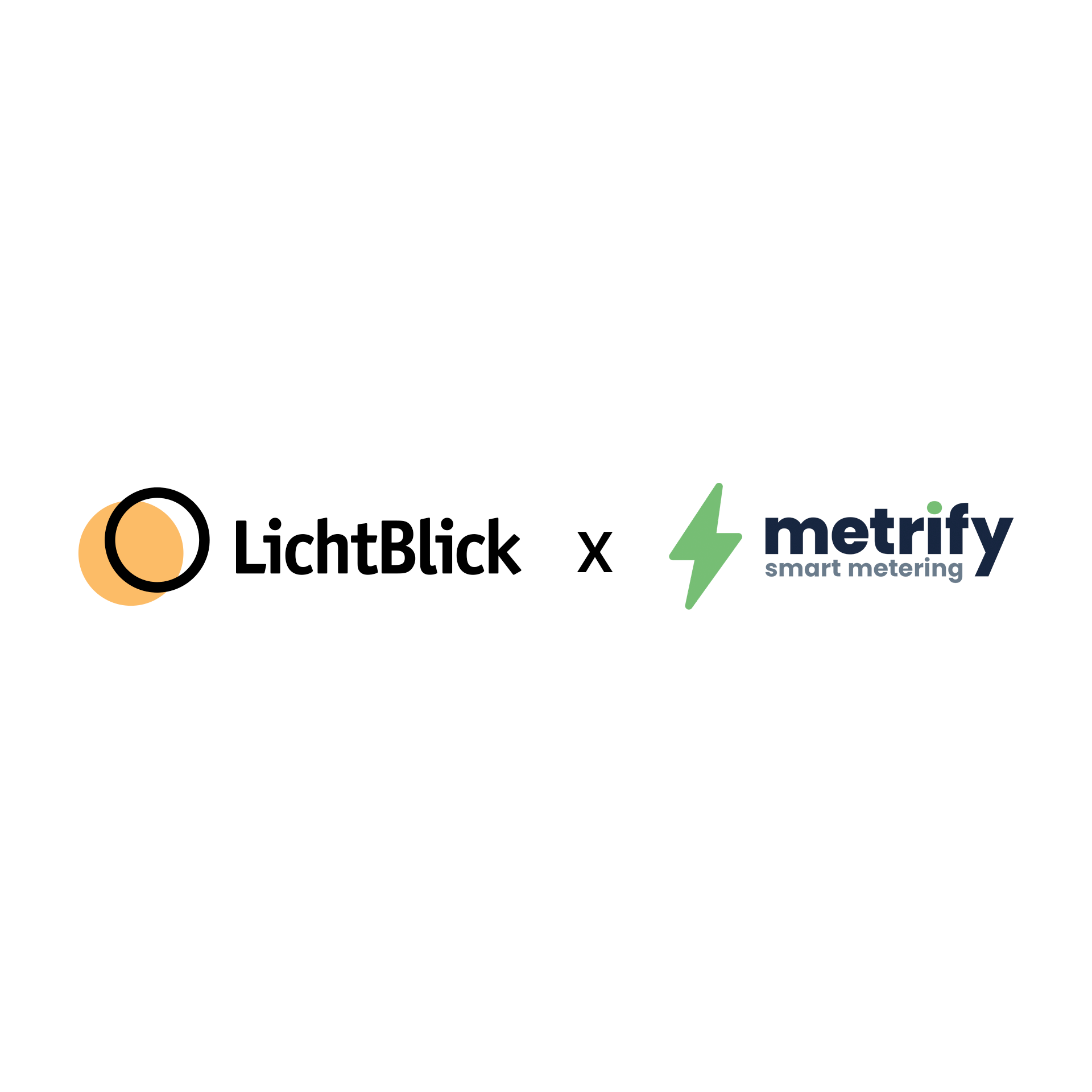 Logos metrify x lichtblick