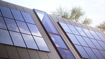 Solarmodule auf Dach