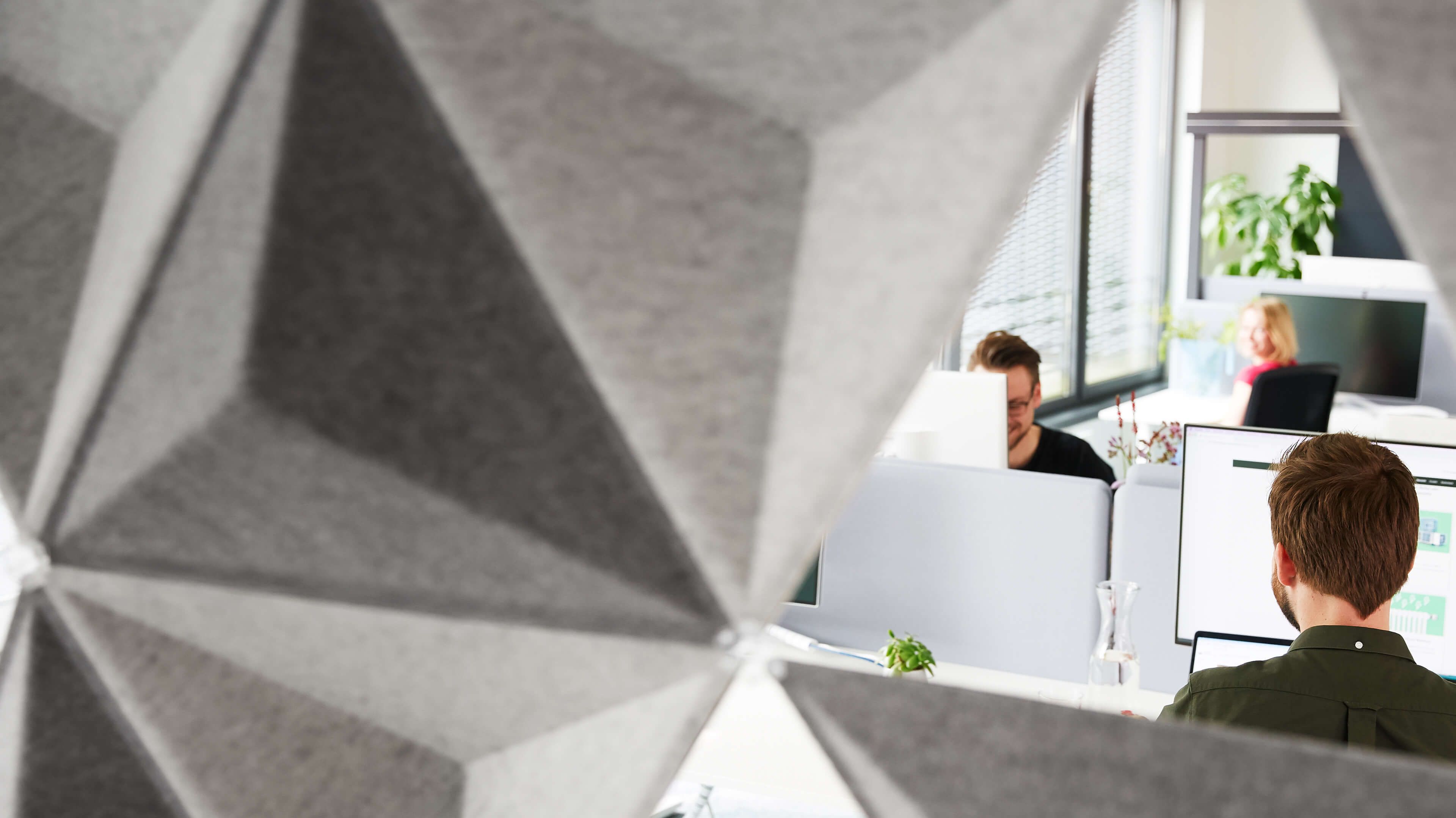 Mitarbeiter im Büro