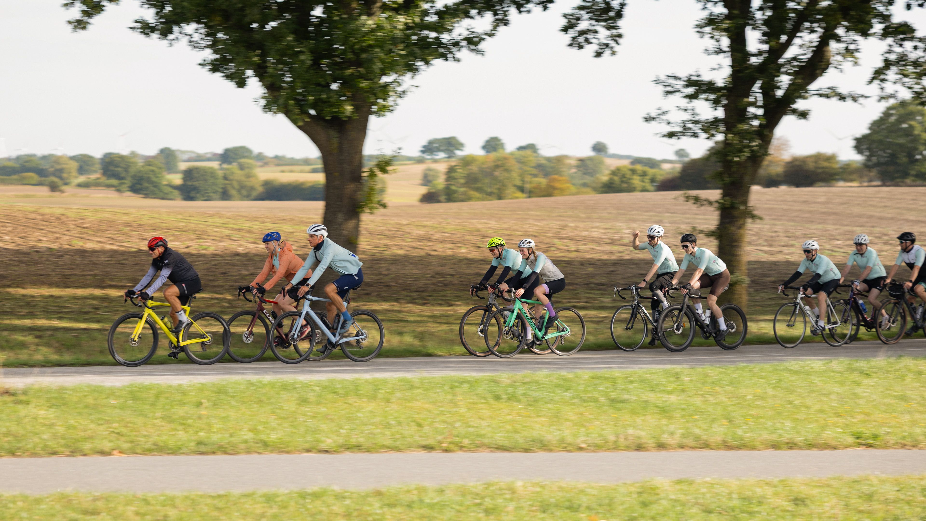 Radfahrer Lichtblick Charity Ride