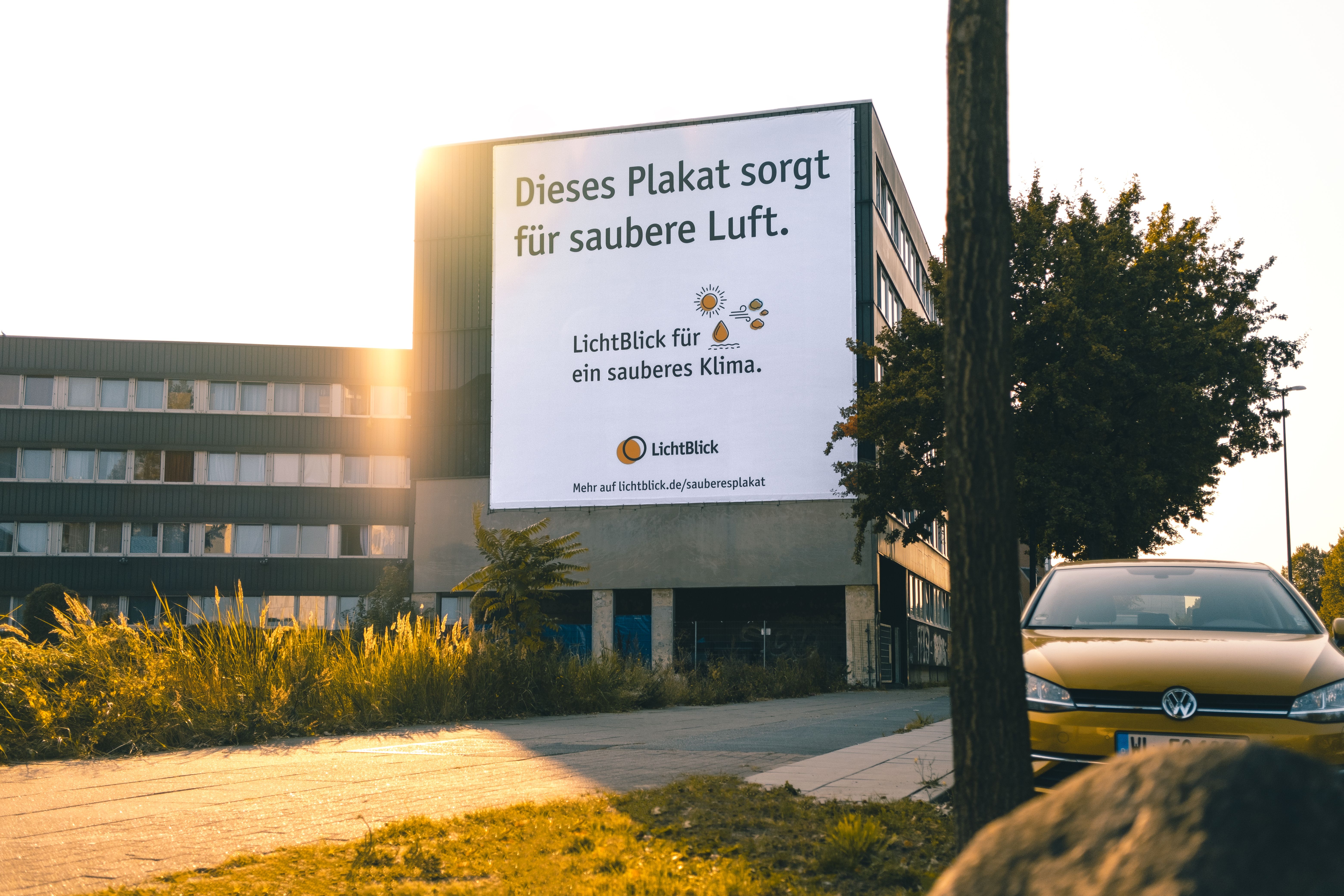 Das saubere Plakat