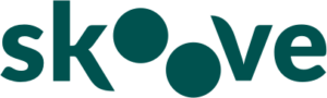 The Skoove logo in dark teal letters, with the two "o" letters stylized as overlapping circles.