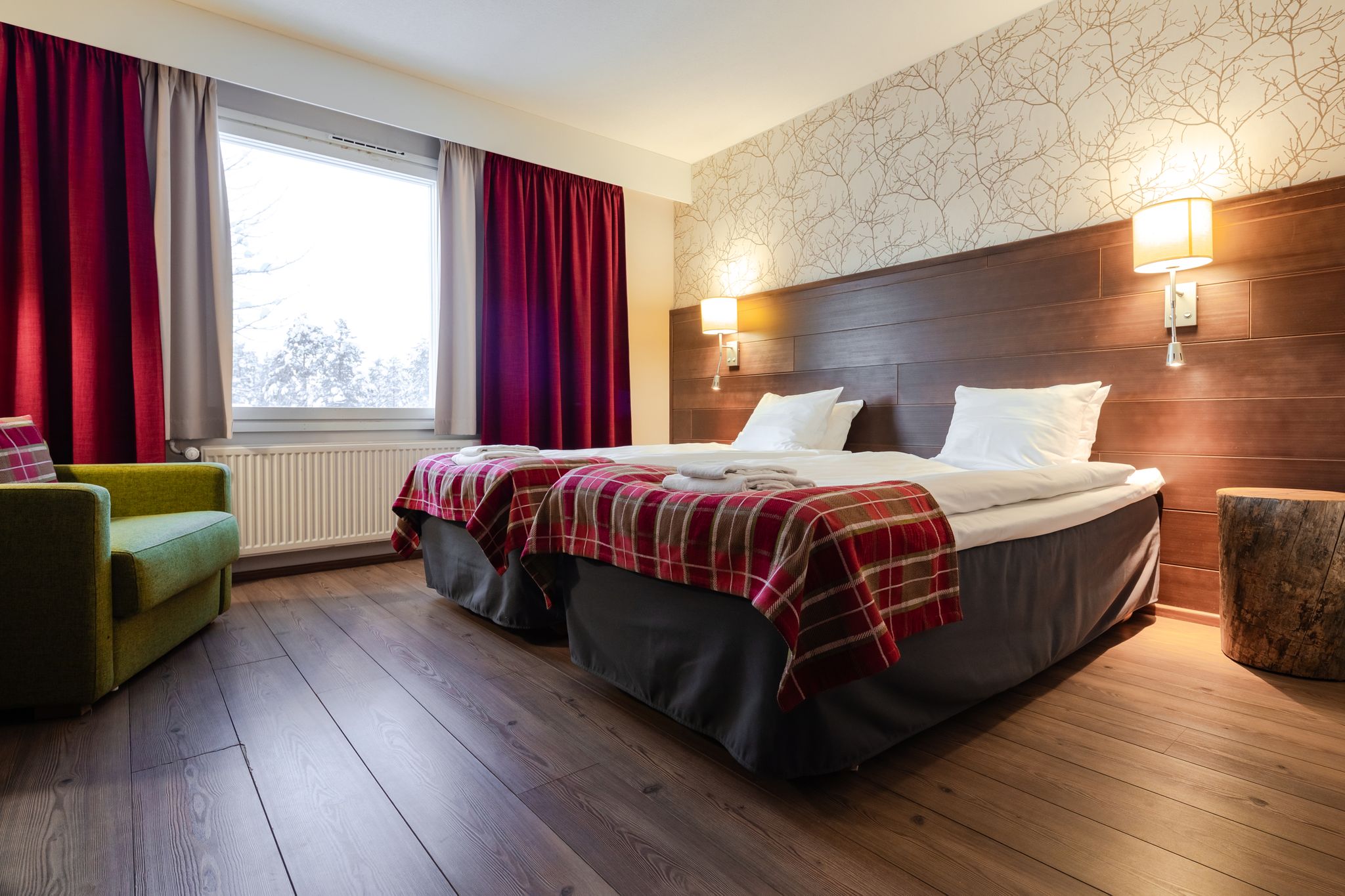Lapland Hotels Sirkantahti Standard Twin Room