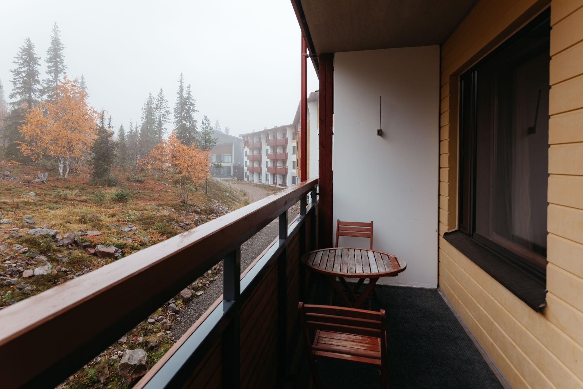 Lapland Hotels Saaga Chalets Studio balcony