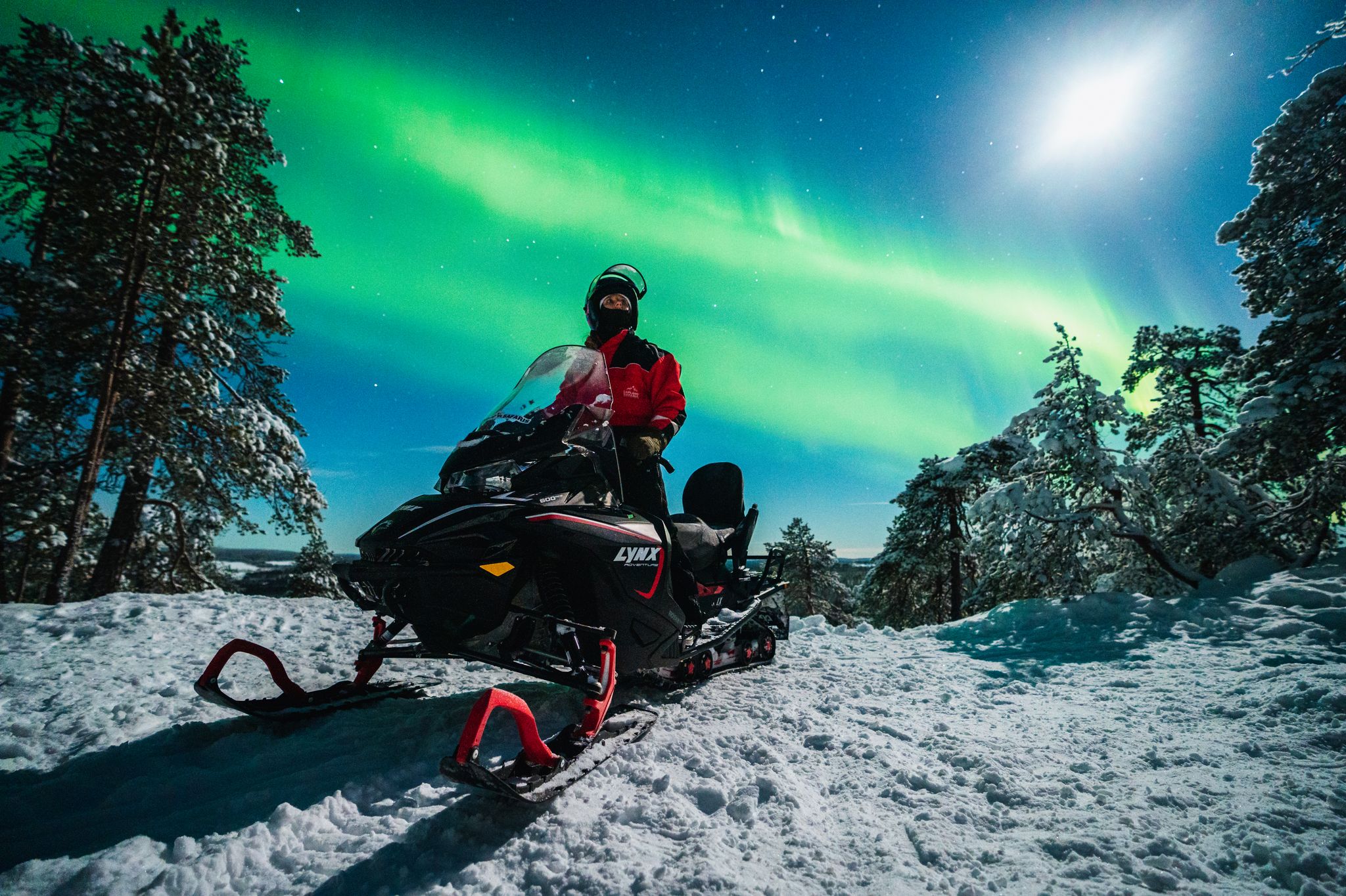Safari En Moto De Nieve Por La Noche 2H Rovaniemi Lapland Safaris