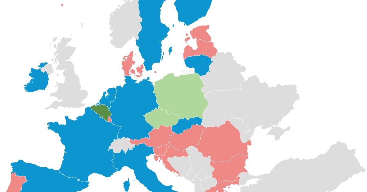 Overview of Pay Transparency Directive implementation status, by Member ...