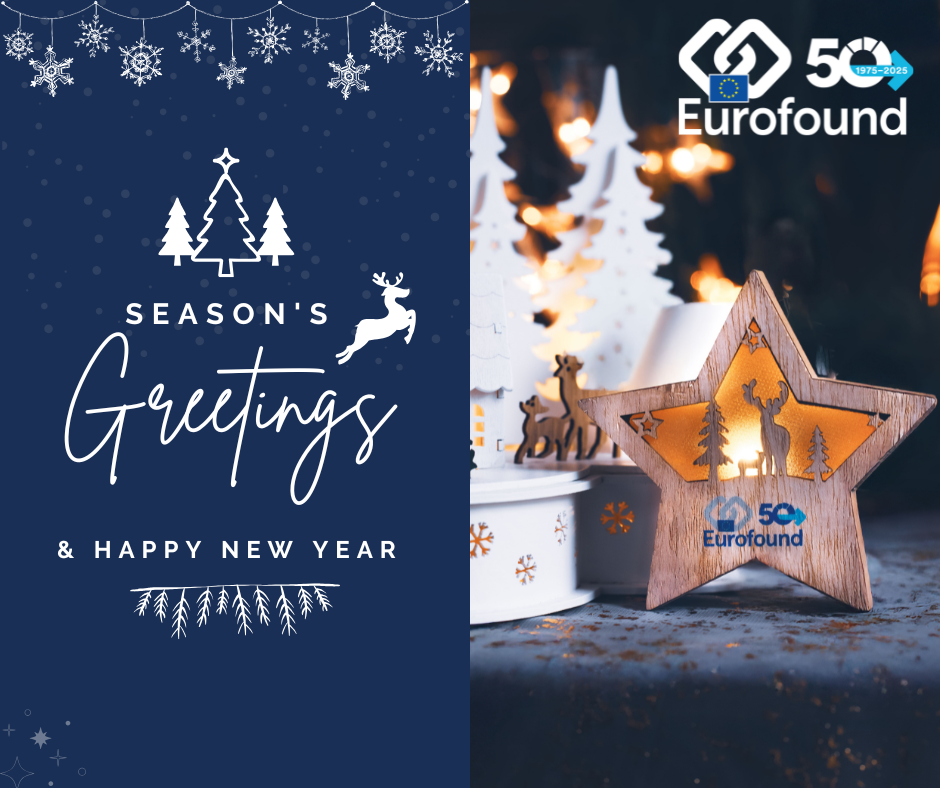 Eurofound season's greetings and happy new year