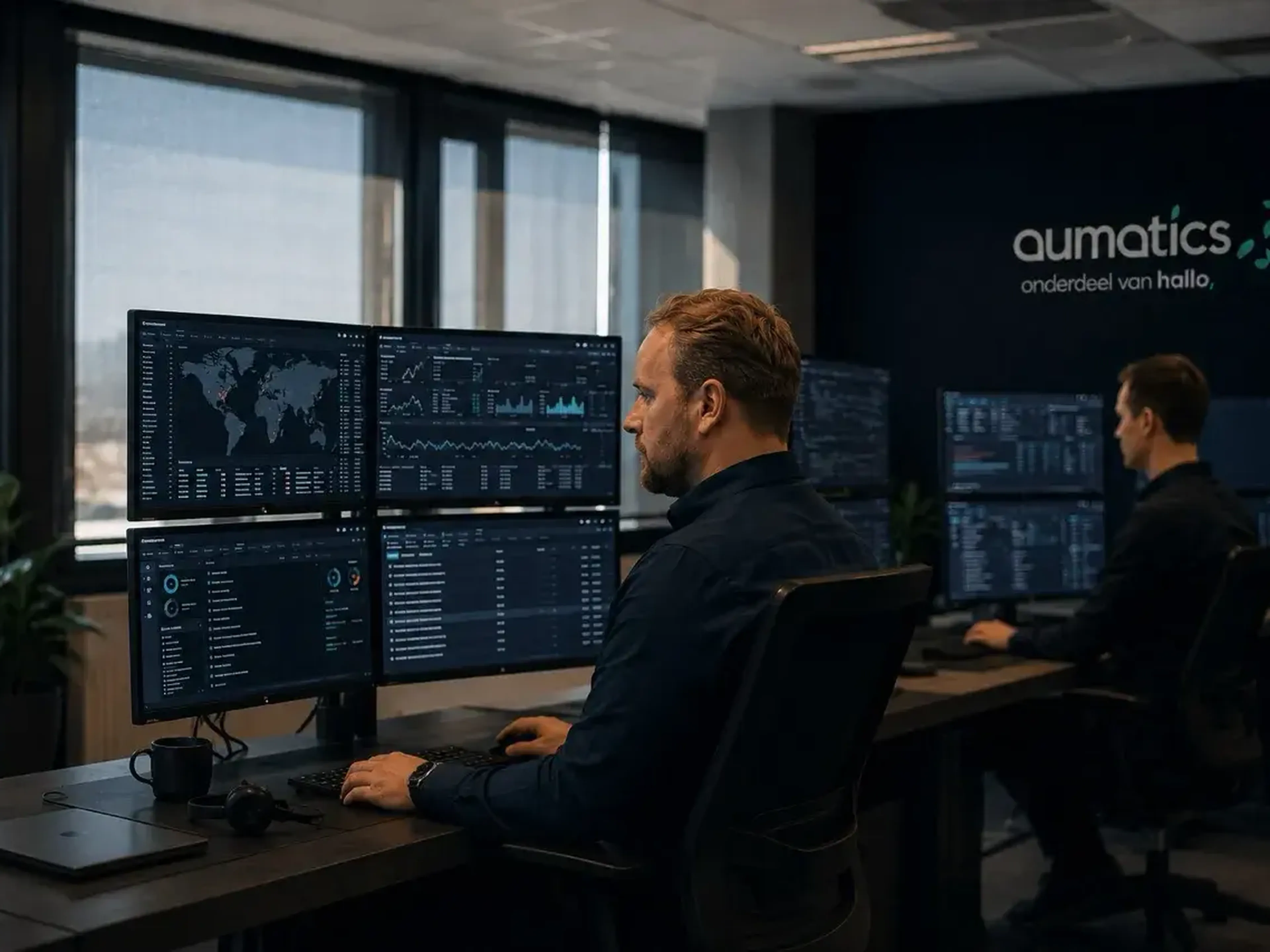 Aumatics Security Operations Center - 24/7-monitoring
