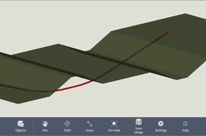 drillcontrole - 3D weergave Model Viewer