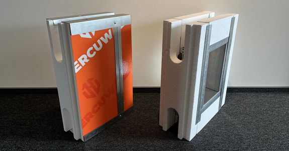 Specially designed wall panels are structurally sound and thermally efficienct.
