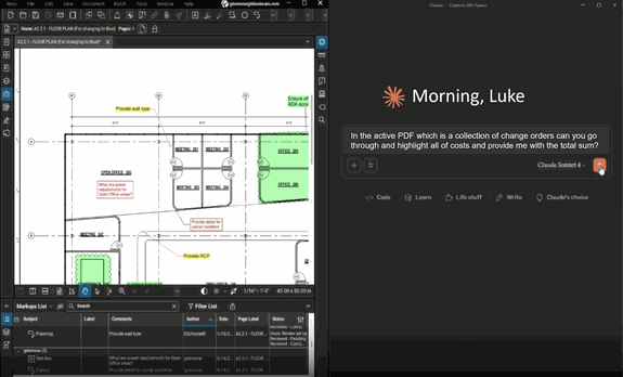 Bluebeam Max: AI via MCP