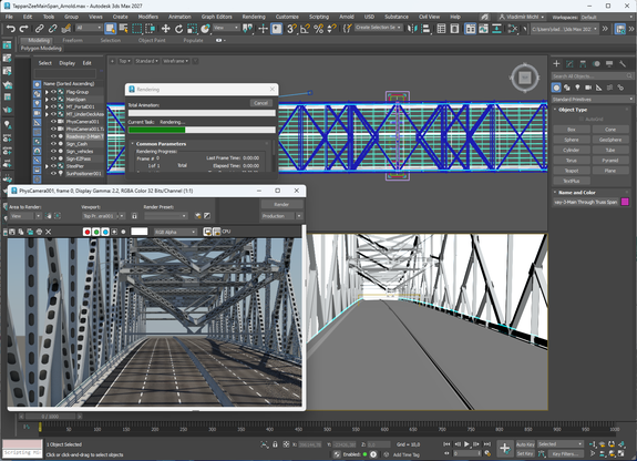 Autodesk 3ds Max - application screen, UI