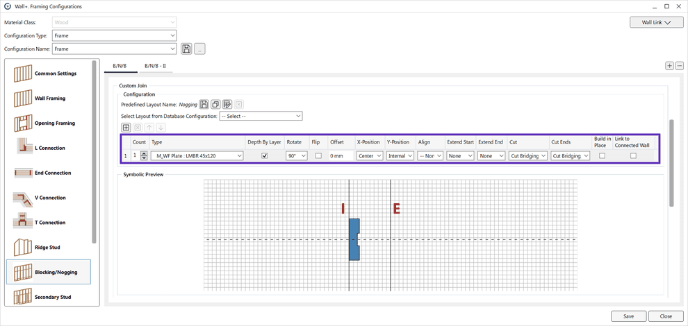 The Custom Layout Table of our framing tools for Revit has been redesigned.