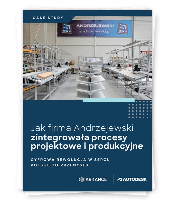 Interior of a modern manufacturing facility with assembly lines, featuring a case study of Andrzejewski's integration of design and production.