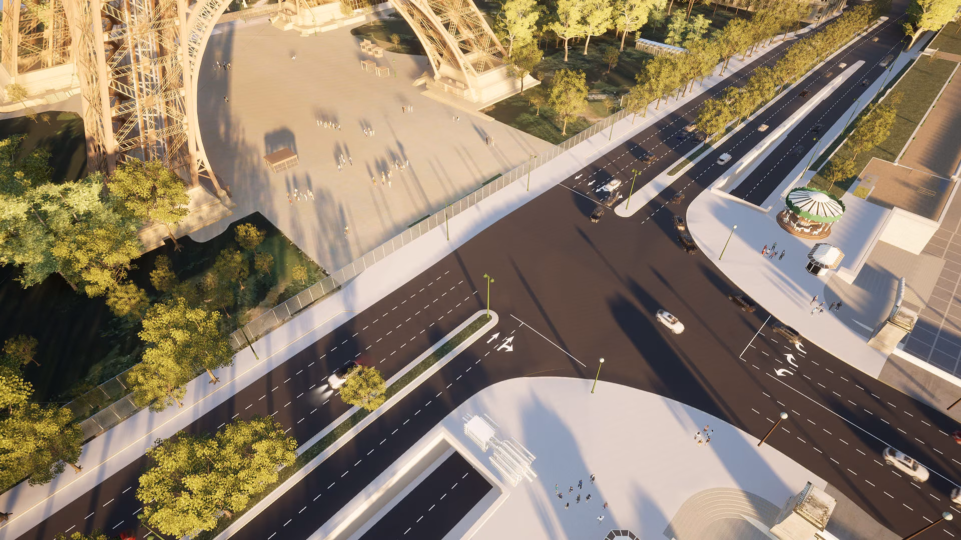 rendu 3d généré avec autodesk infraworks