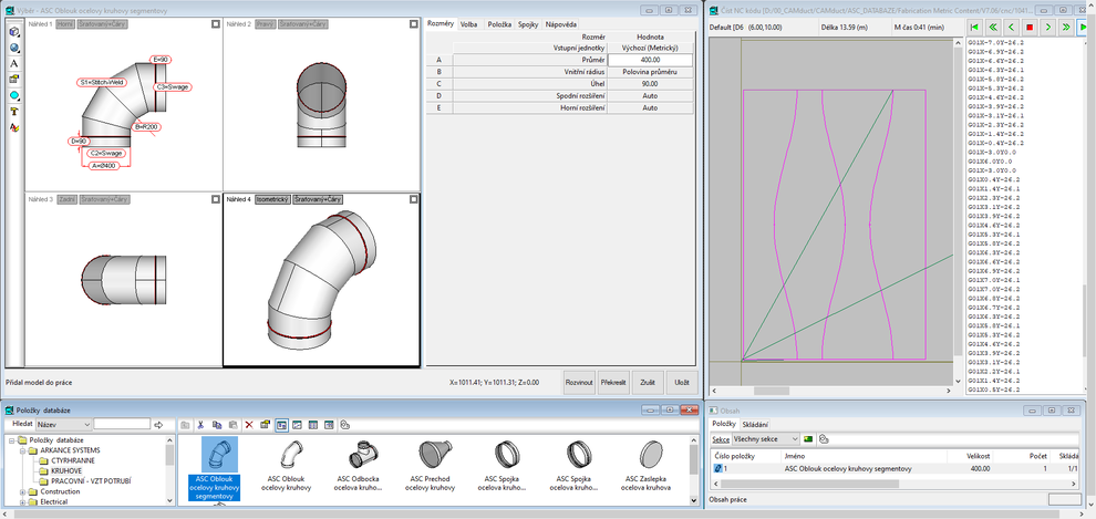 Fabrication CAMduct