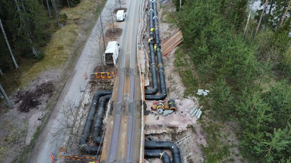 Drone photos of a work site help speed up the process.