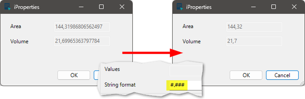 Dialog box in user interface of T4I plugin