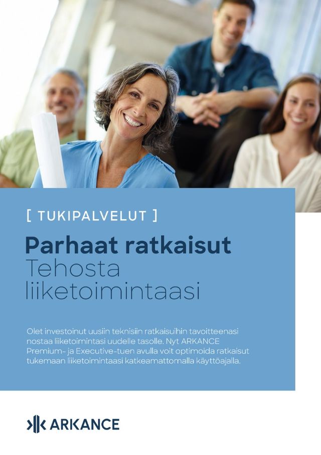 ARKANCE tukipalvelut esite