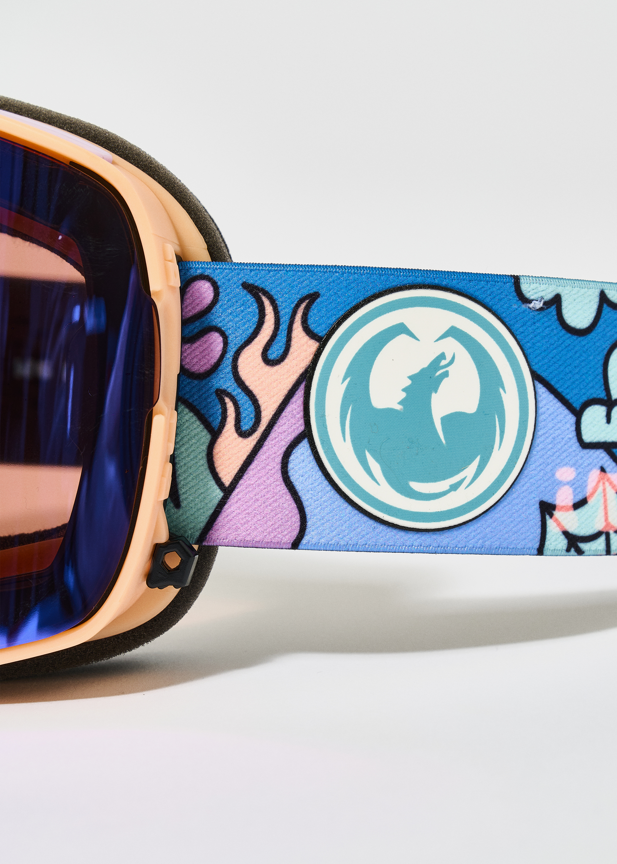 Dragon NFX2 Kimmy Fasani Signature / Lumalens Purple Ionized Goggles