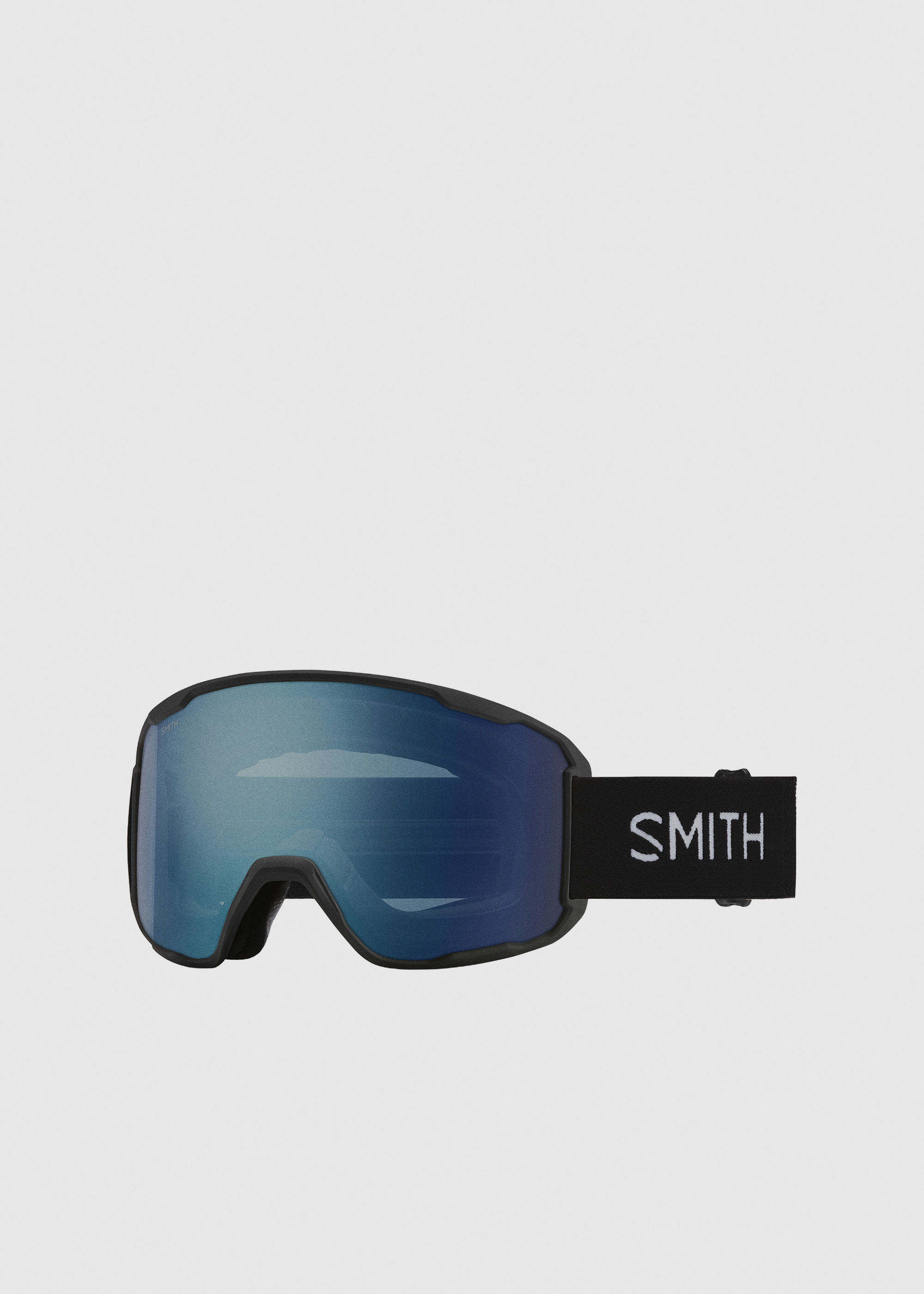 Smith Preview Black / ChromaPop Everyday Blue Mirror Goggles