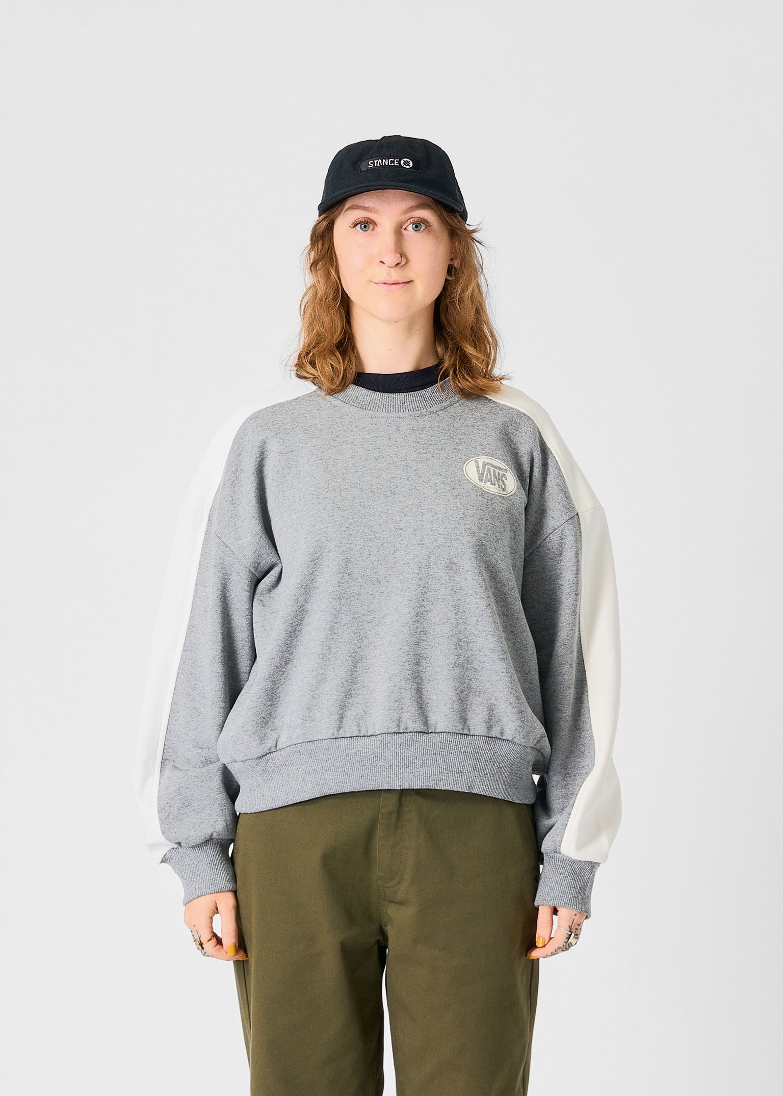 Retro Colour Block Crew image