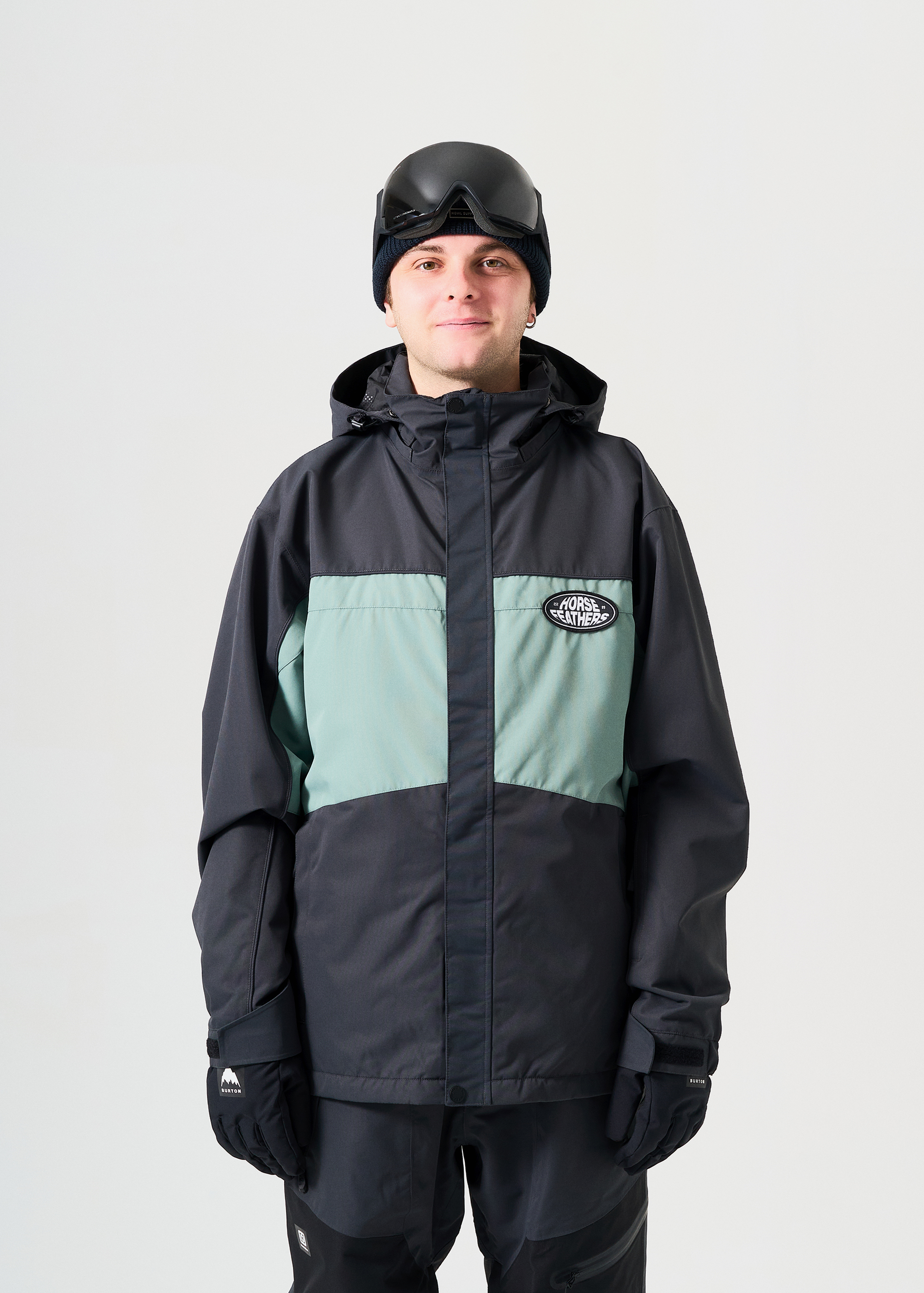 Horsefeathers アノラックジャケット ミント/ブラックSサイズ Horsefeathers Tala Jacket