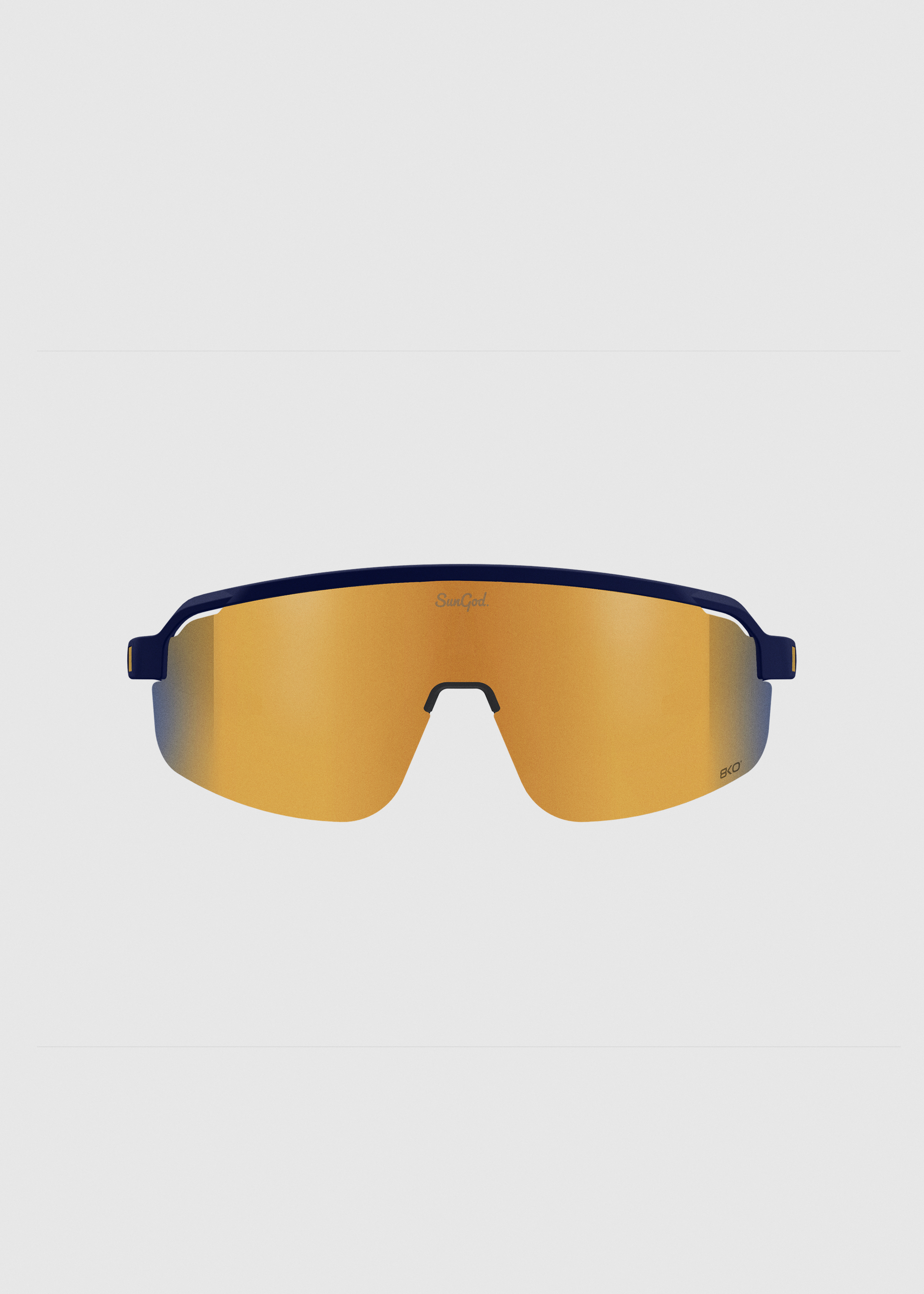 SunGod Forty2 Matte Navy / 8KO Gold Sunglasses