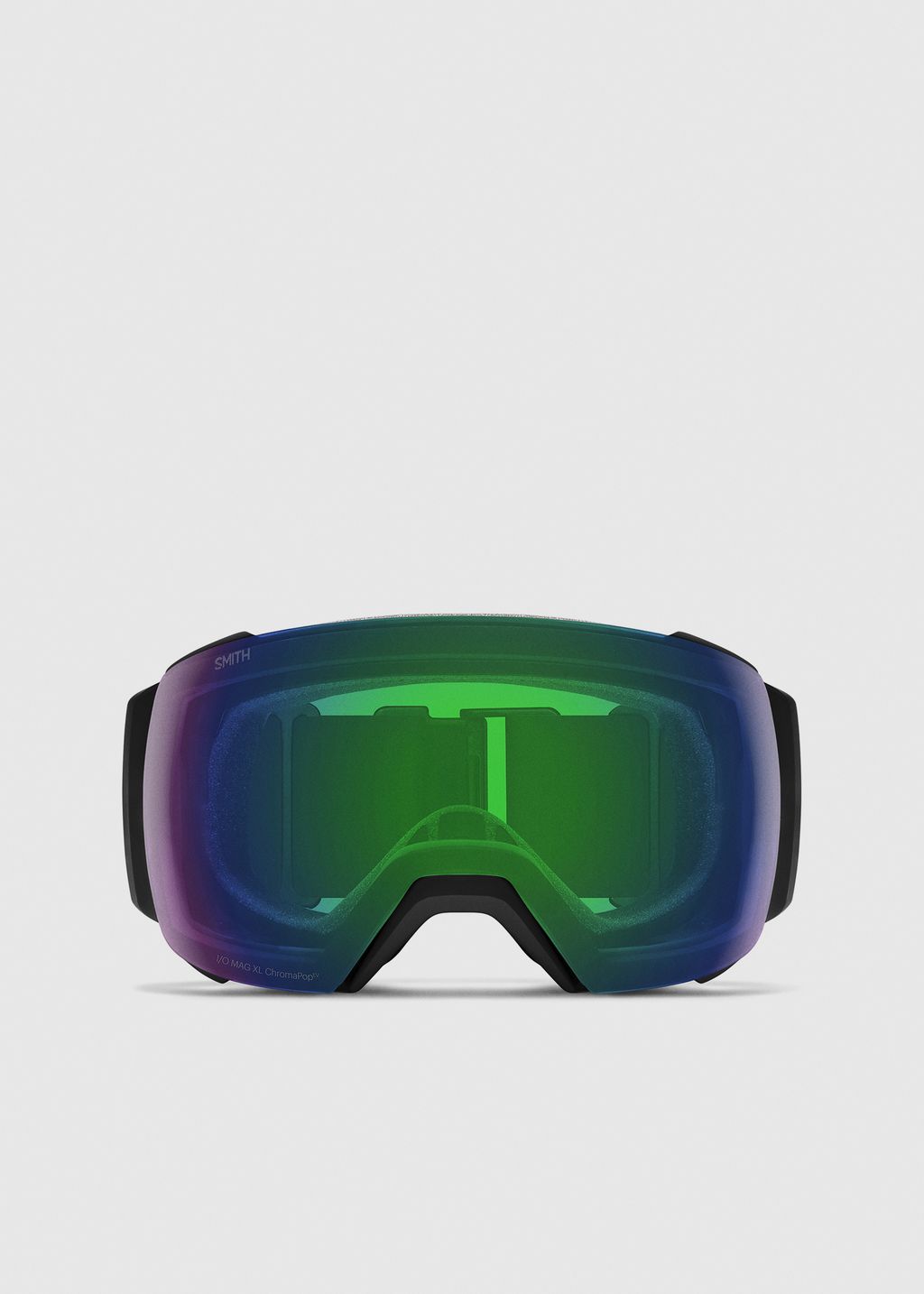 Smith I/O MAG XL Black / ChromaPop Sun Green Mirror Goggles