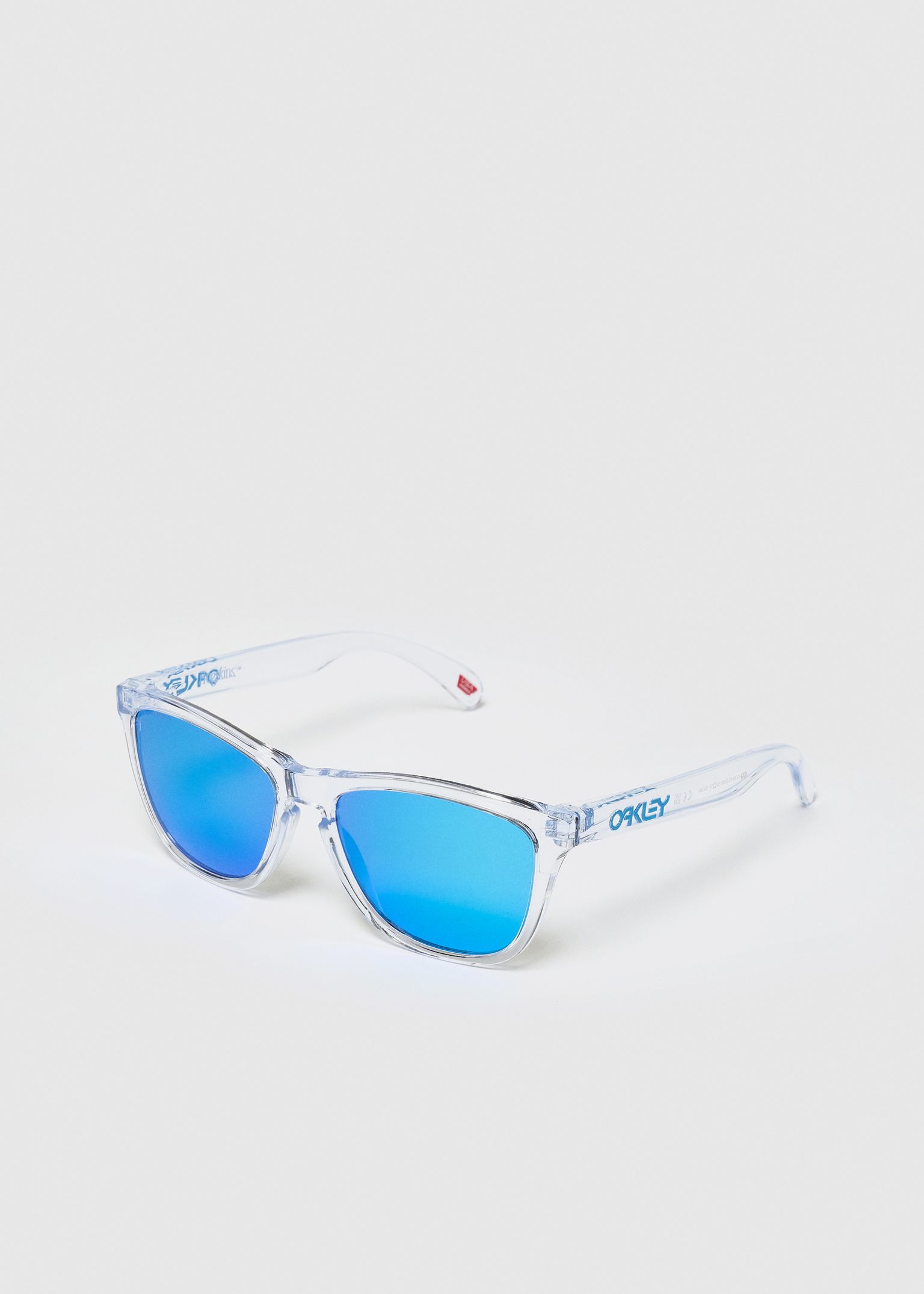 Frogskins Crystal Clear / Prizm Sapphire Sunglasses image