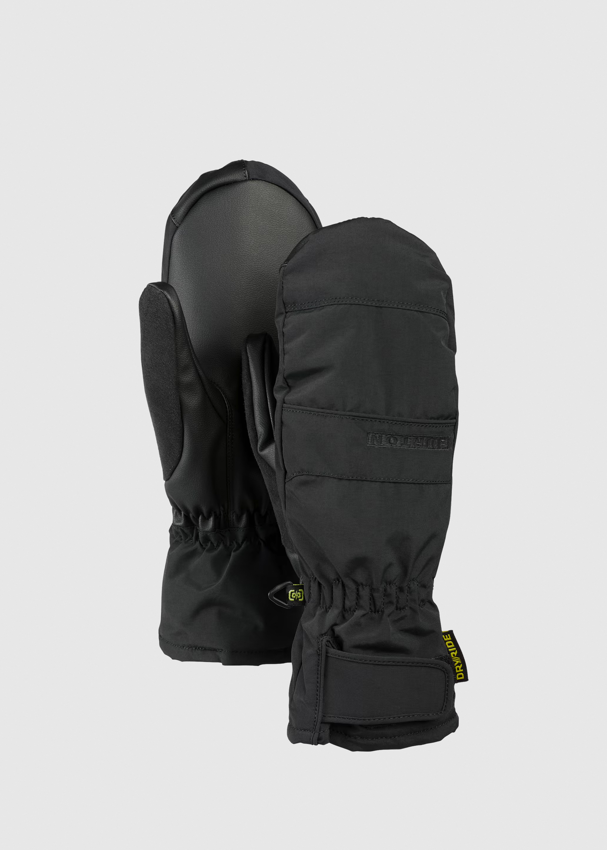 burton approach under mitt snowboard gloves Men's GORE-TEX Mittens, True Black / XS profile cuff that fits under your jacket Burton Profile Under Mittens