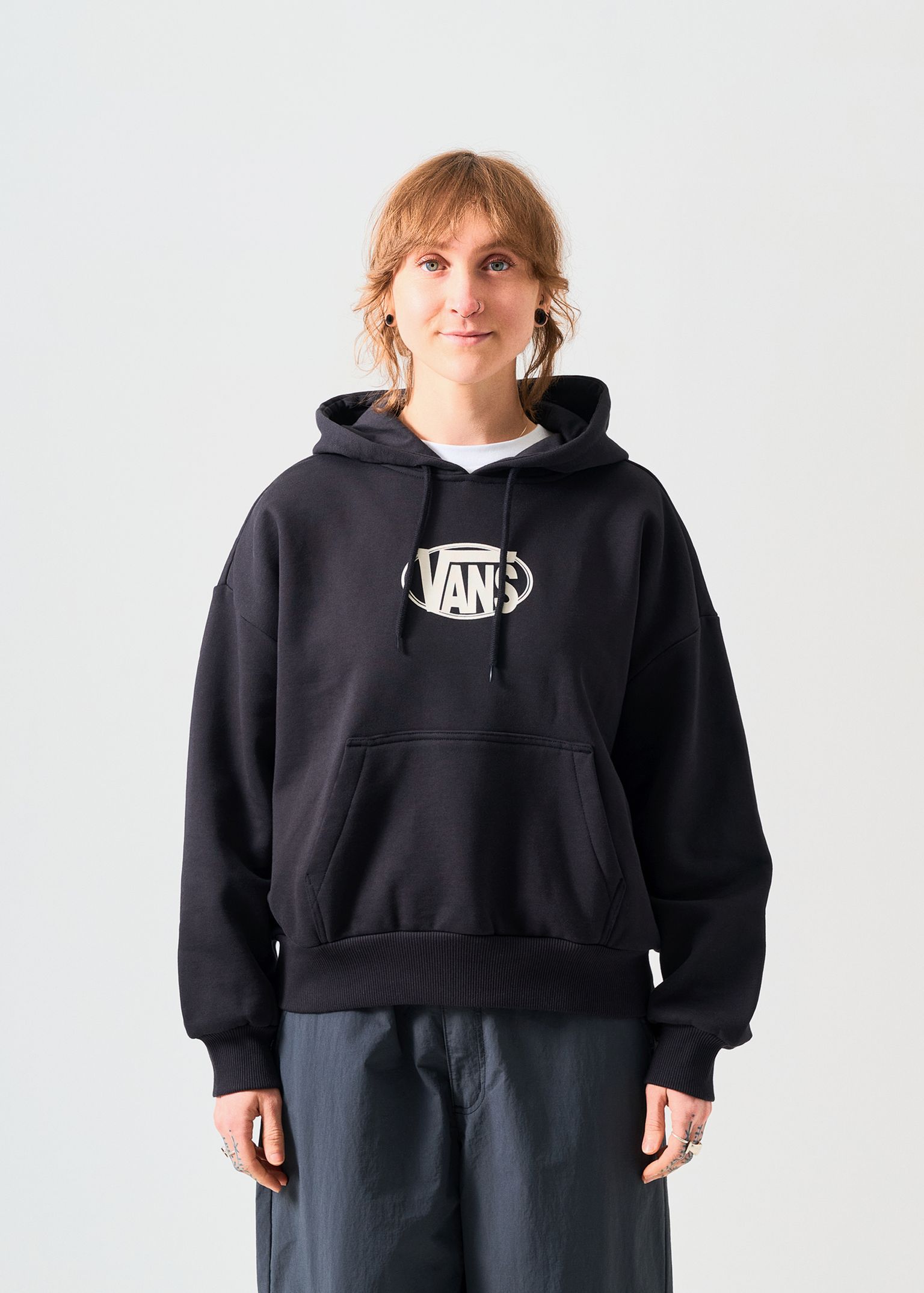 Oval Logo Retro Pullover Hoodie image