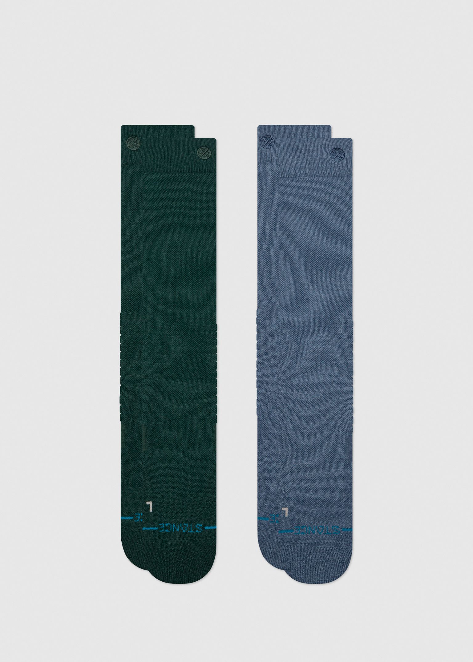 Solid Mid Poly Snow Sock 2 Pack image