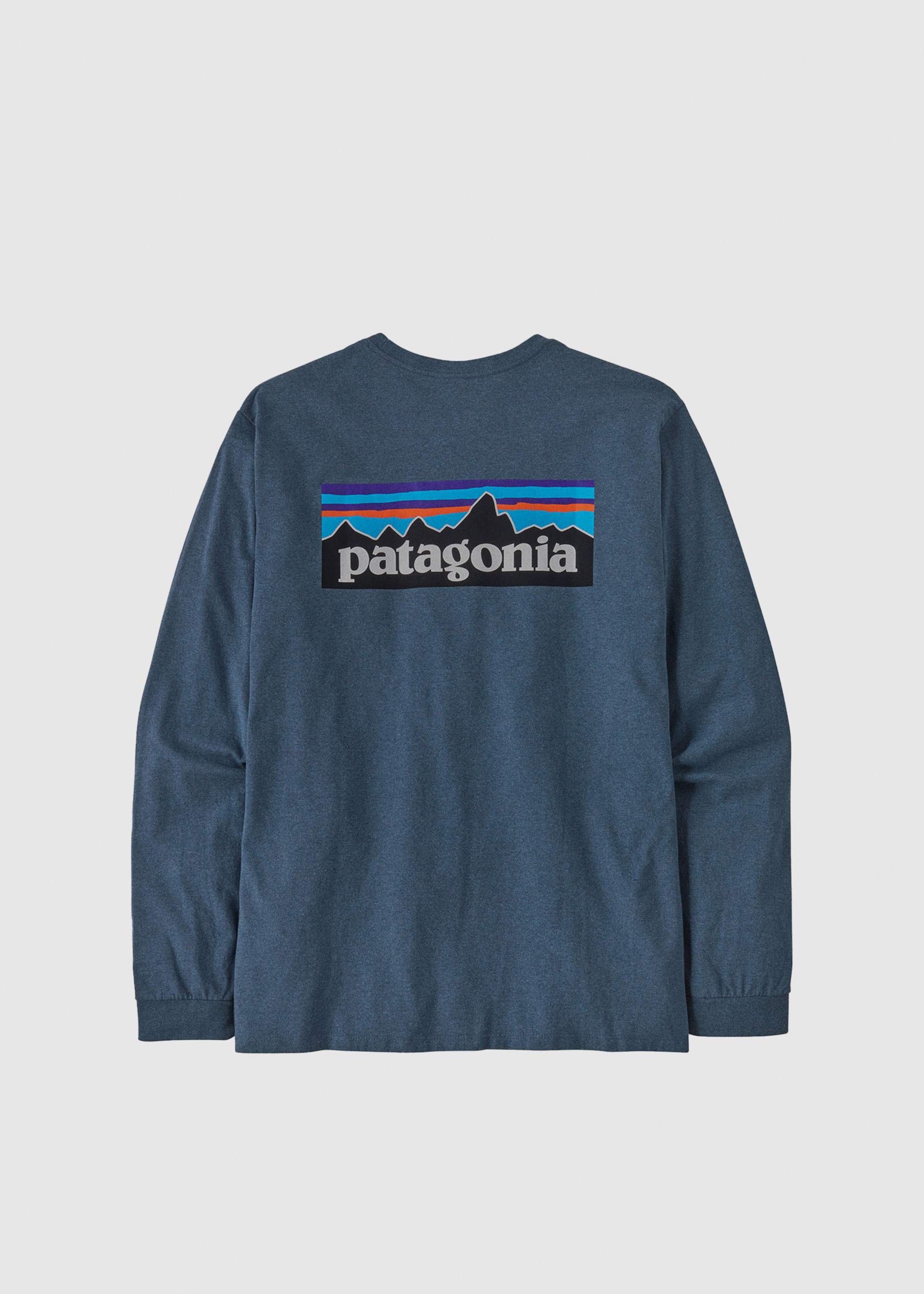 Patagonia パタゴニア M’s Long-Sleeved P-6 Logo Responsibili ABUBLU.jpg