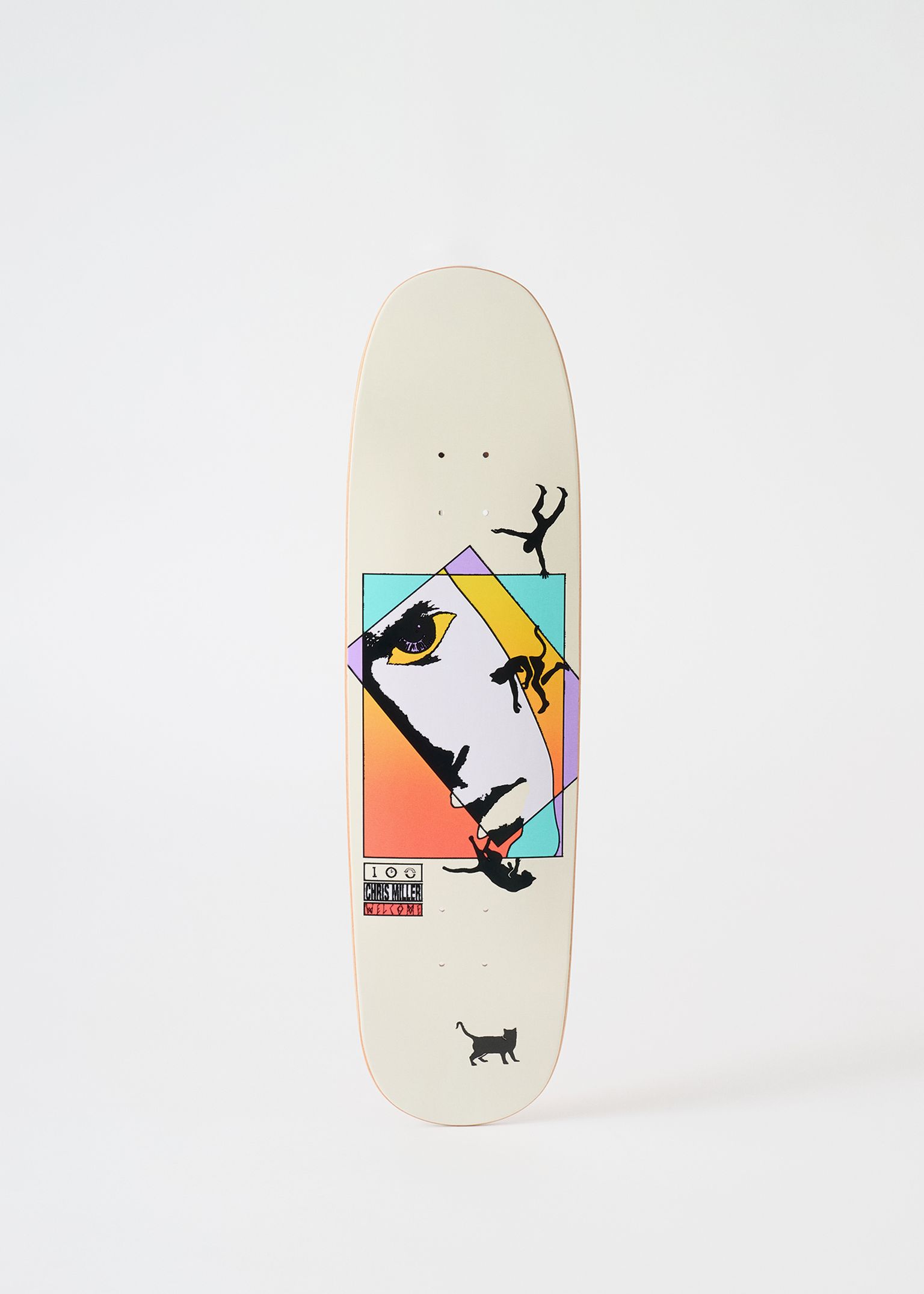 Faces Chris Miller on Catblood 2.0 8.75" Skateboard Deck image