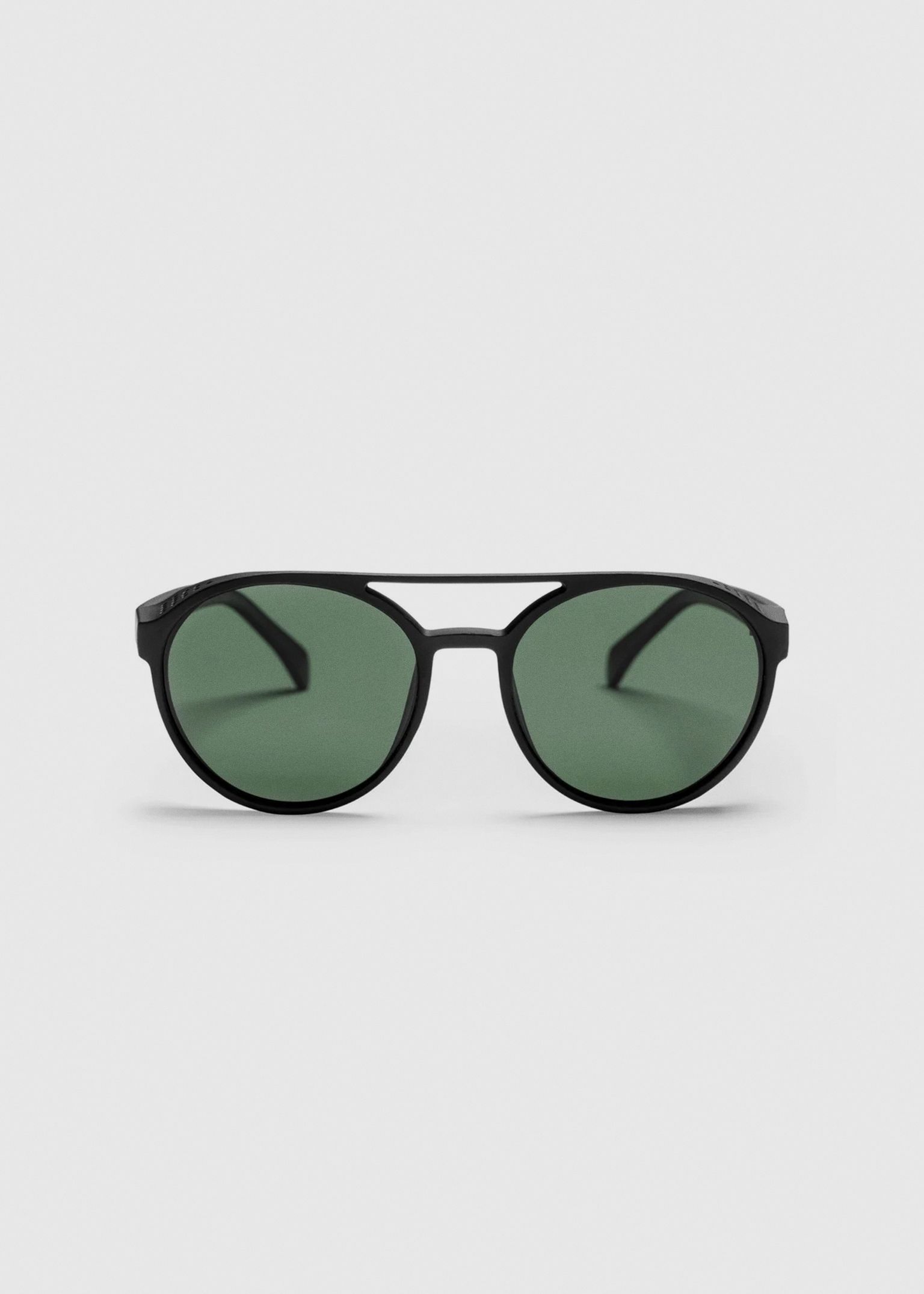 Rickard Matte Black / Green Polarised Sunglasses image