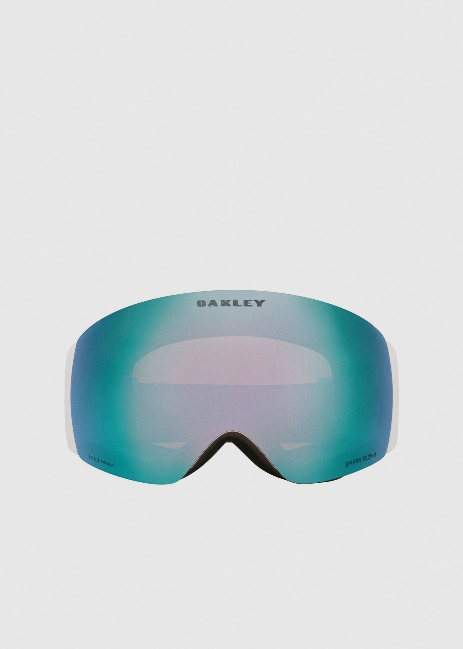Flight Deck Pro M Matte White / Prizm Sapphire Iridium Goggles image
