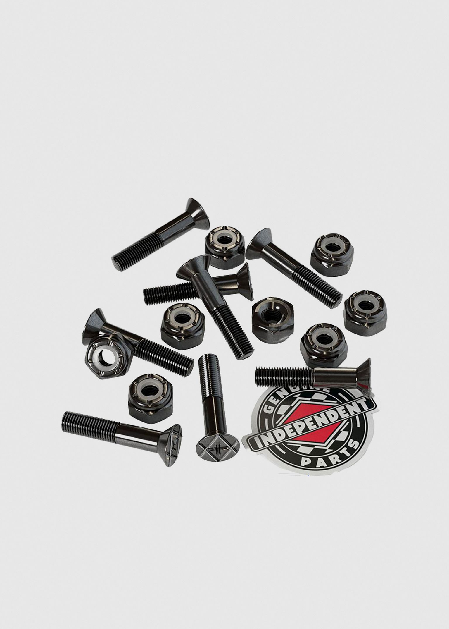 Phillips Black 1" Skateboard Bolts image