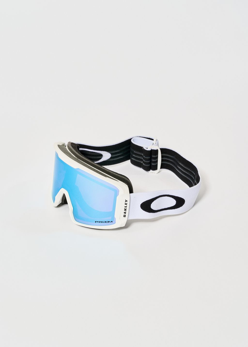 Line Miner M Matte White / Prizm Sapphire Iridium Goggles