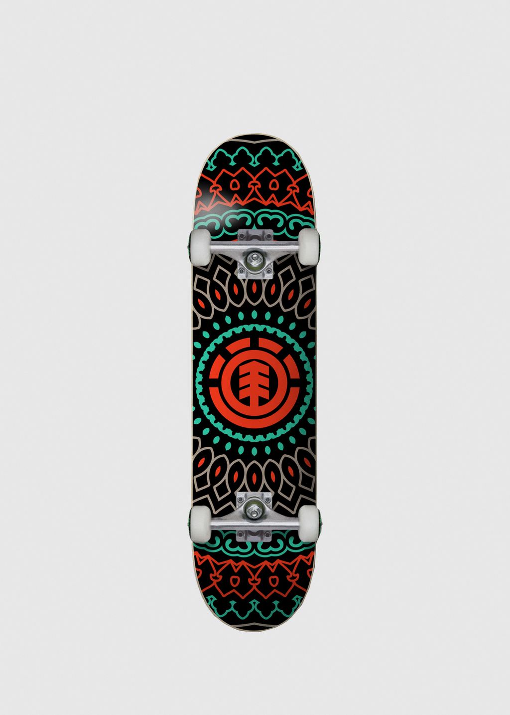 Skateboard Complet Element Imprimé Point Joint - 8,38 X 31,8 Pouces, Assemblé Neuf
