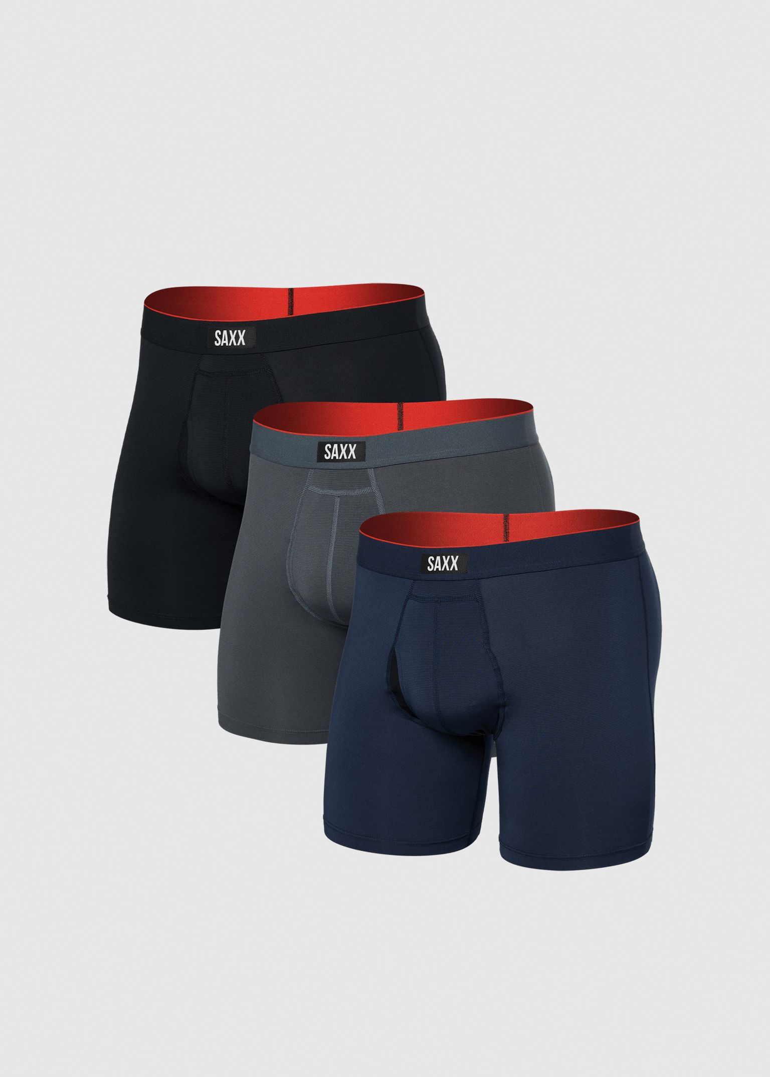 Multi-Sport Mesh Boxer Brief Fly 3 Pack image