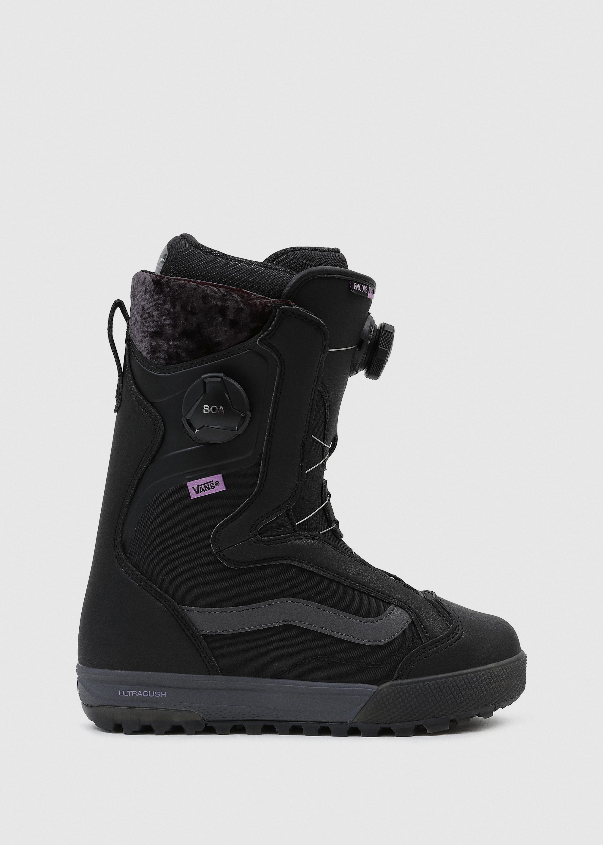 VANS スノーボードブーツ Encore Pro ブラック Women's Encore Pro Snowboard Boot in Black / Marshmallow White | Vans