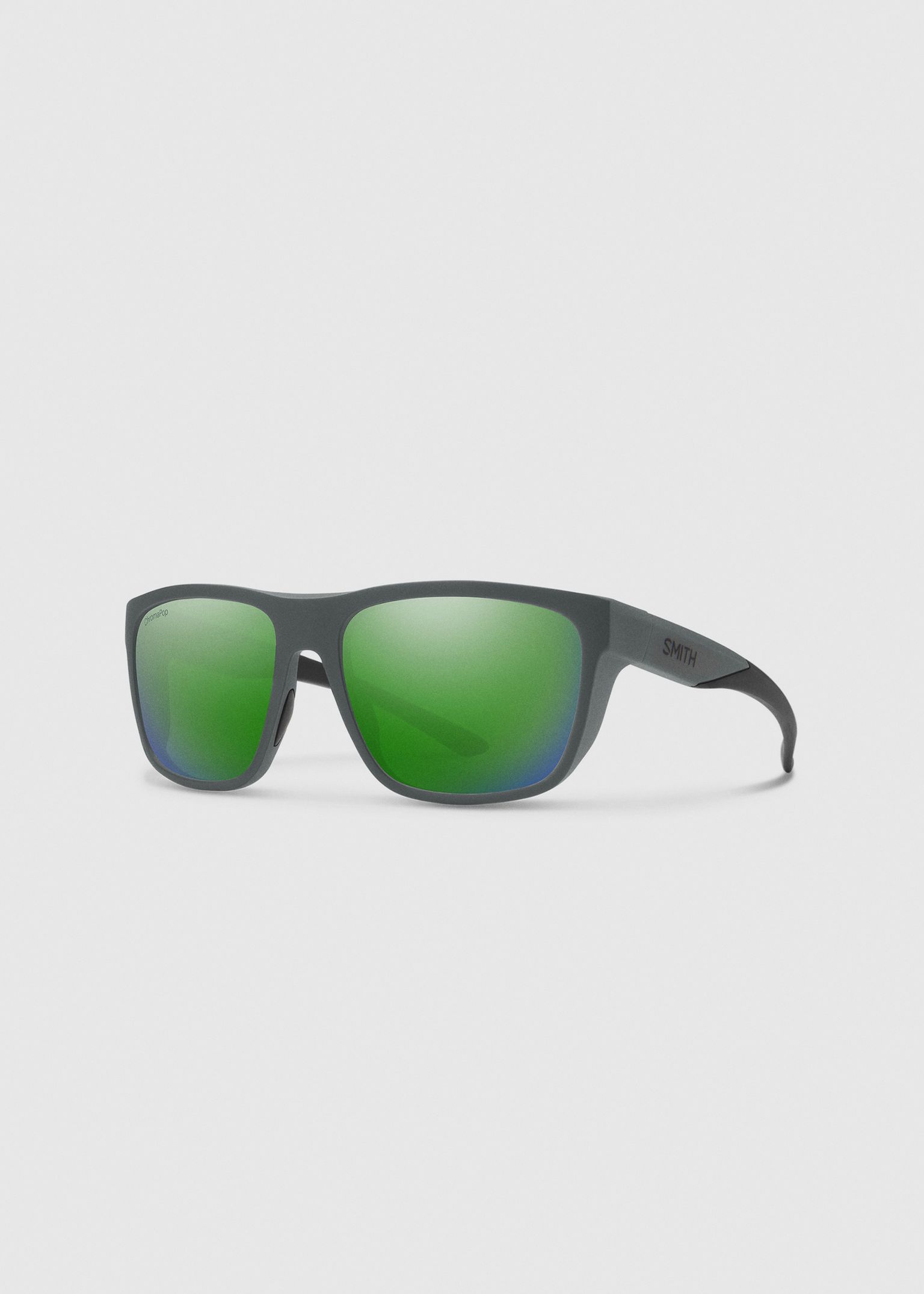 Barra Matte Cement / ChromaPop Polarised Green Mirror Sunglasses image